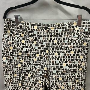 Worth‎ size 10 pants with a cool alphabet pattern